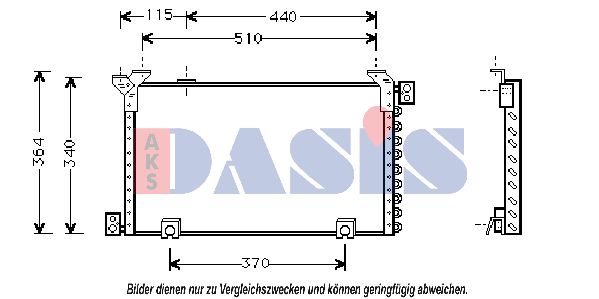 AKS DASIS Lauhdutin, ilmastointilaite 212650N